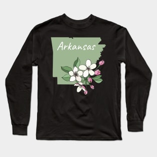 Arkansas Apple Blossom Long Sleeve T-Shirt